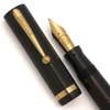 Sheaffer Lifetime Flat Top Oversized Fountain Pen (1920s) - Lined BCHR, w/GT, Lever Filler,  #6 Medium Flexible Gold Nib (Excellent +, Restored)