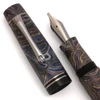 Lotus Pens "Author" Piston Fill Fountain Pen - Crazy Fiber Materials, JoWo #6 nibs (New in Box)