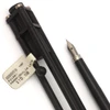 Parafernalia Big Revolution Fountain Pen - Black Anodized Aluminum, Proprietary Cartridge,  Medium Steel Nib (Excellent, Untested)