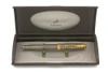 Parker Sonnet Cisele Fountain Pen (2004) - Sterling Silver Grid w GT, C/C, 18k Medium Nib (Excellent in Box, Works Well)