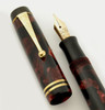 Parker Duofold Junior Fountain Pen - Streamline, Burgundy, Fine Duofold Nib  (Excellent, Restored)