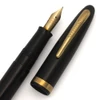 Sheaffer Admiral Touchdown Fountain Pen (Canada, 1948) - Black w GT, Medium 14k #33 Nib (Excellent, Restored)
