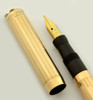 Wahl #2 Fountain Pen 1920s - Ring Top, GF w Lined Design, Extra Fine Flex (Excellent, Restored)