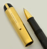 Eversharp Skyline Reissue Rollerball Pen - Black w Gold Cap (Very Nice)