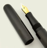 Edison Pearlette Fountain Pen - Black, 18k Medium Flexible Nib (Mint in Box)