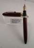 Ranga Ebonite Soquel - Vintage Lady Patricia Full Flex 14k Nib, Smooth Mottled Olive, Aerometric