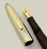 Eversharp Symphony 701 Fountain Pen - Burgundy, Medium Flexible Nib (Very Nice, Restored)