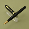 Waterman 7 Fountain Pen -  Black Celluloid, IDEAL Purple #7 Nib (Excellent, Restored)