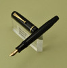 Parker Duofold Junior Fountain Pen - 1936 Streamline, Black, Fine (Excellent, Restored)