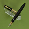 Sheaffer Triumph Fountain Pen - 1940s, Black w Wide Band, Vac-Fil (Near Mint)