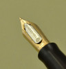 Wahl Doric Gold Seal Desk Fountain Pen - Green, Lever Fill, Adjustable Nib  (Excellent, Works Well)