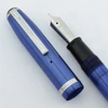 Esterbrook LJ Fountain Pen - "Icicle" Blue, NOS 2314F Relief Fine Stub Nib (Excellent, Restored)