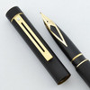 Sheaffer TARGA 1003 Fountain Pen Early Version - Matte Black, 14k Medium (Excellent, Pre-Owned)