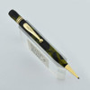 Chilton Mechanical Pencil - Junior Size, Black and Green, Gold Trim (Excellent, Restored)