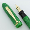 The Salz Fountain Pen - BCHR, Syringe/Piston Filler, Fine Flexible 14k Nib (Superior, Restored)