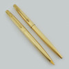 Parker 61 Signet Insignia Ballpoint & Pencil Set - Gold Filled, Personalized (Excellent, Working Well)