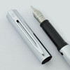 Waterman Graduate Fountain Pen - Smooth Chrome, Fine Nib (Excellent)