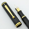 Sheaffer Connaisseur Fountain Pen - First Year, Black, Medium 18k Feather Touch Nib (Very Nice, Works Well)