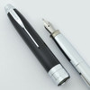 Cross Compact Fountain Pen - Black, Chrome Trim, Broad Nib (Excellent)