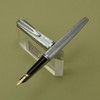 Waterman CF Fountain Pen - Silver Moire, 18k Fine Nib