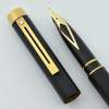 Sheaffer TARGA 1003 Matte Black Fountain Pen - Later Version, 14k Extra Fine Nib (Very Nice, Works Well)