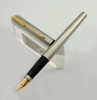 Parker 75 Fountain Pen - Flighter, US-made, Dish Tassie, Extra Fine 14k Nib (Excellent)