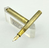 Wahl #2 Fountain Pen 1920s - Ring Top, GF w Chevron Design, Flexible Fine (User Grade, Restored)
