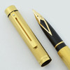 Sheaffer TARGA 1009 Fountain Pen - Gold Barleycorn, Medium (Very Nice, Works Well)
