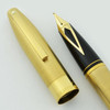 Sheaffer Legacy 2 Fountain Pen - Brushed Gold, Broad Nib (Mint, No Touchdown)