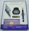 Waterman Phileas Fountain Pen Deluxe Boxed Set - Blue Marble, Medium (Brand New)