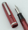 Esterbrook J Fountain Pen - Red, 2668 Firm Medium Nib (Excellent, Restored)