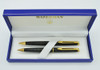 Waterman Hémisphère Ballpoint Pen and Pencil Set - Grey Marble Lacquer (New In Box)
