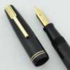 Waterman Commando Fountain Pen - 1940s, Black, Flexible Fine (Excellent, Restored)