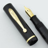 Sheaffer Flat Top, Small Size - Black, Extra Fine Semi-Flex #3 Gold Nib (Very Nice, Restored)