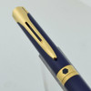 Waterman L'etalon Mechanical Pencil - Blue Lacquer, Gold Trim (Very Nice, Works Well)