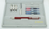 Parker 1980s Deluxe Calligraphy Set - Vector Fountain Pen, 4 Nibs (Excellent, In Box)
