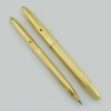 Sheaffer Triumph Fountain Pen & Pencil Set - Touchdown TM, Gold Filled, Medium Nib (Excellent, Restored)