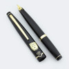 Sailor Pocket Fountain Pen - 1967, 21K Medium Nib, Black w Gold Trim (Excellent, Works Well)