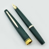 Pilot Elite "L" Pocket Fountain Pen - 1974, Green, Fine 14k Nib (Very Nice, Works Well)
