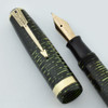 Parker Vacumatic Major Fountain Pen - 1945, Emerald Pearl, Fine (Excellent, Restored) Parker Vacumatic Major Fountain Pen - 1945, Emerald Pearl, Fine (Excellent, Restored)