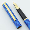 Sheaffer Fashion II Fountain Pen - Model 284 Blue Tartan, Medium (New Old Stock, Perfect)