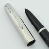 Parker 51 Special Aerometric Fountain Pen - Demi Size, Black, Lustraloy Cap, XF Steel Nib (Very Nice, Works Well)