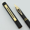 Sheaffer TARGA 1003S Slim Fountain Pen - Matte Black, Fine 14k Nib (Near Mint, w Converter)