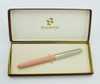 Sheaffer 1960s Cartridge Pen - Beige, Conical Steel Fine (NOS, Canada)