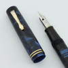 Wahl Eversharp Bantam Fountain Pen - Blue Swirl, Bulb Filler, #0 Steel Nib (Very Nice, Restored)