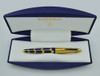 Waterman Edson Boucheron Limited Edition Fountain Pen - Blue and Gold, Medium 18k Nib (Excellent in Box)