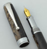 Italix English Curate Fountain Pen - Sable Brown, Medium-Fine Italic Two-Tone Steel Nib (Near Mint, in Box)