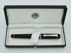 Kaweco Dia 2 Fountain Pen - Black, Chrome Trim, Architect Steel Nib (Near Mint, Works Well)