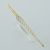 Dip Pen Holder #3 - Spiral Design with Gold Wire, Aiken Lambert Flexible Nib (Excellent)