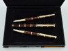 Montblanc Writers Edition (2005) 3-Pc Fountain Pen Set - Miguel de Cervantes (Near Mint w Box & Papers) - 8952
